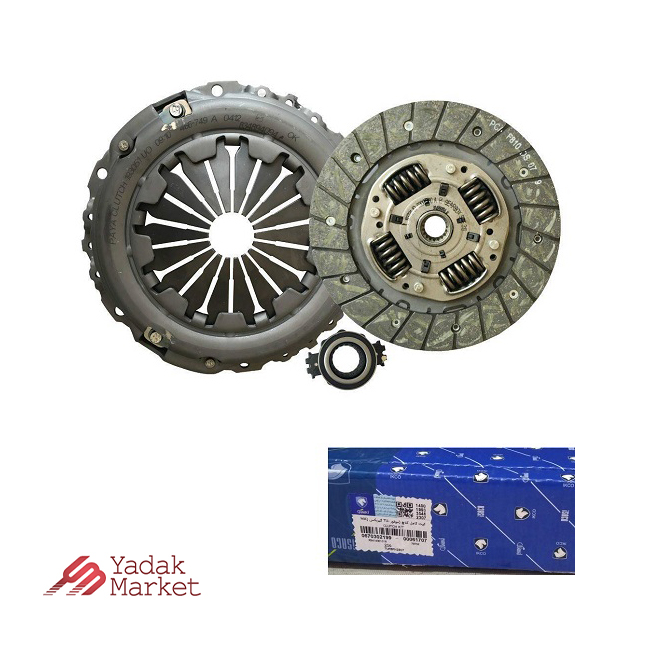 کیت دیسک و صفحه کلاچ شرکتی ایساکو کد 670302122 مناسب برای پژو 206 تیپ 5