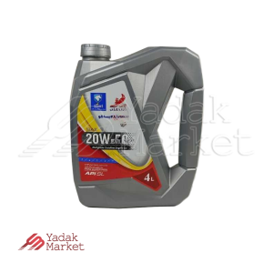 روغن موتور ۲۰W50 SL حجم 4 لیتر شرکتی ایساکو کد 0770701807