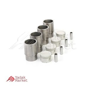 پیستون XU7 طرح جدید WVP با بوش بدون رینگ عظام کد 3107327 بسته 4 عددی مناسب برای سمند LX