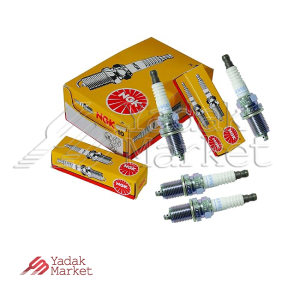 شمع موتور انژکتوری پایه کوتاه گرم NGK کد BKR5ES 2460 بسته 4 عددی مناسب برای تیبا 2