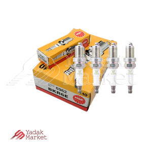 شمع موتور تک پلاتین انژکتوری NGK کد BKR6E 6962 بسته 4 عددی مناسب برای رنو مگان