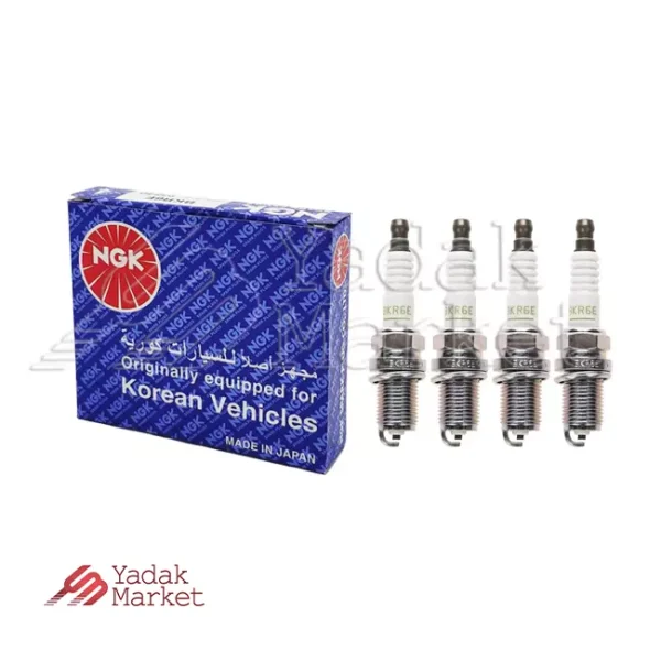 شمع موتور تک پلاتین انژکتوری NGK کد BKR6E-BLUE 93840 بسته 4 عددی مناسب برای لیفان X60