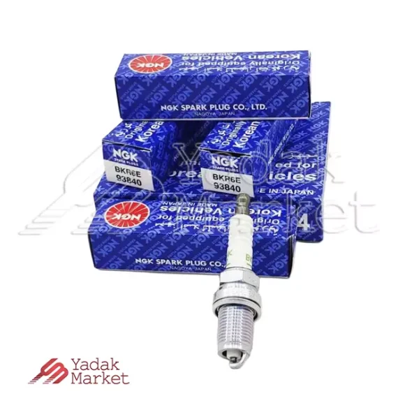 شمع موتور تک پلاتین انژکتوری NGK کد BKR6E-BLUE 93840 بسته 4 عددی مناسب برای لیفان X60