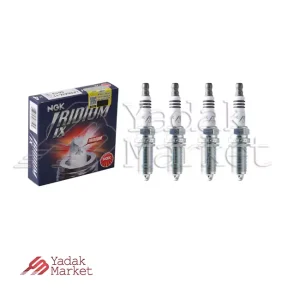شمع موتور سوزنی ایریدیوم پایه بلند NGK کد LFR6AIX-11 6619 بسته 4 عددی مناسب برای کیا سراتو