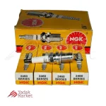 شمع موتور انژکتوری پایه کوتاه گرم NGK کد BKR5ES 2460 بسته 4 عددی مناسب برای هیوندای ورنا