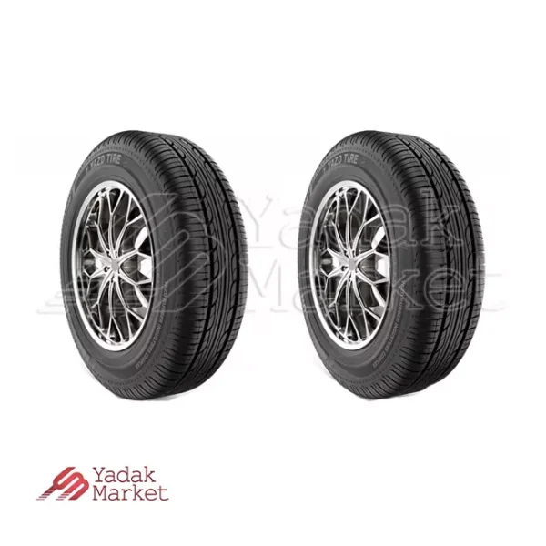 لاستیک خودرو سایز 185/65R14 گل URANUS بسته 2 عددی یزد تایر مناسب برای اطلس