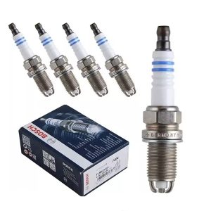 شمع موتور دو پلاتین پایه استاندارد بوش کد FLR8LDCU 7404 بسته 4 عددی مناسب برای پراید 131 یورو 2
