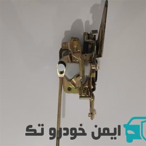 مجموعه قفل مکانیکی در عقب راست با قفل کن اتوماتیک با پمپ شرکتی سایپا یدک کد 563184 مناسب برای پراید 151