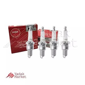 شمع موتور NGK کد BP6EY 6278 بسته ۴ عددی مناسب برای پراید 151 کاربراتور