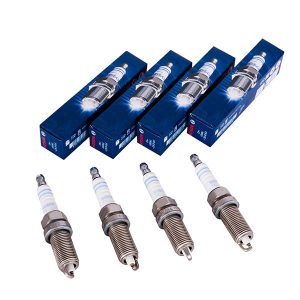شمع موتور سوزنی پایه بلند بوش کد FR8NIC بسته 4 عددی مناسب برای پژو پارس TU5