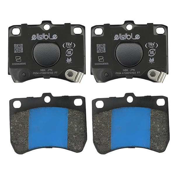 carbon-ceramic-front-disc-brake-pads-eligible-code-ka06-suitable-for-all-pride-models لنت ترمز جلو دیسکی کربن سرامیک الیجیبل کد KA06 مناسب برای انواع پراید