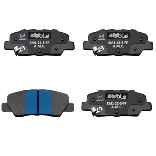 carbon-ceramic-rear-disc-brake-pads-eligible-code-rr10-suitable-for-peugeot-206-box-type-a-model-93-and-up لنت ترمز عقب دیسکی کربن سرامیک الیجیبل کد RR10 مناسب برای پژو 206 صندوق دار نوع A مدل 93 به بالا