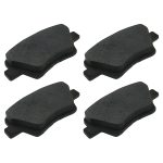 لنت ترمز عقب دیسکی جی اس آر GSR کد GSR010 مناسب برای پژو 206 تیپ 5 (قبل سال 91)