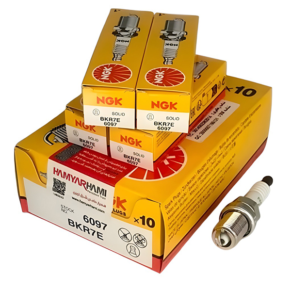 ngk-engine-spark-plug-code-6097 شمع موتور NGK کد 6097 بسته 4 عددی مناسب برای شاهین - Image 1