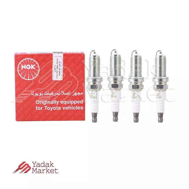 شمع موتور پایه بلند NGK کد LFR6C-11 91823 لیبل همیار حامی بسته 4 عددی مناسب برای جک J5 دنده ای شمع موتور پایه بلند NGK کد LFR6C-11 91823 لیبل همیار حامی بسته 4 عددی مناسب برای جک J5 دنده ای