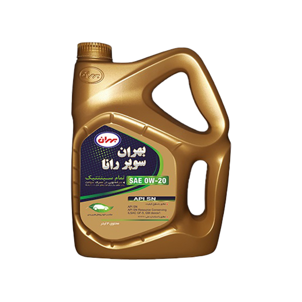 behran-super-rana-0w20-sn-engine-oil-4-liters روغن موتور 0W20 SN بهران سوپر رانا حجم 4 لیتر
