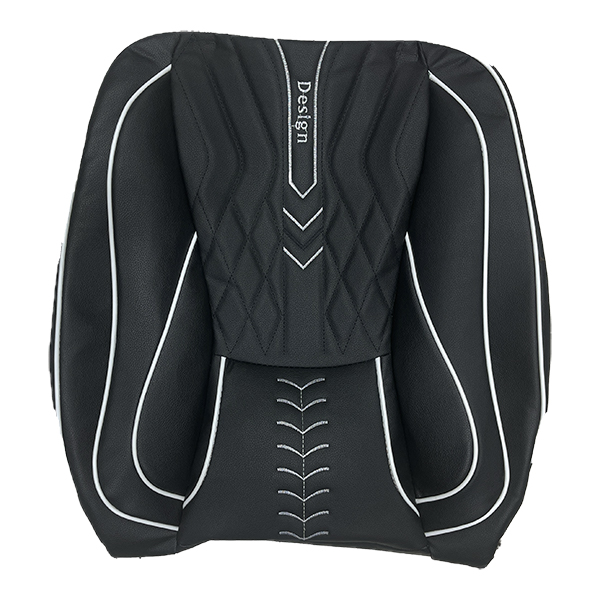 black-gucci-full-leather-seat-cover-with-white-stripe-suitable-for-tiba-1 روکش صندلی تمام چرم مدل گوچی مشکی با نوار سفید مناسب برای تیبا 1