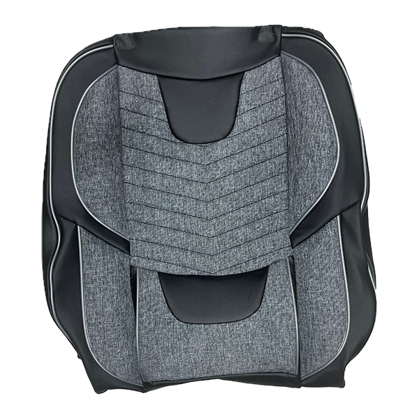 black-leather-seat-cover-with-gray-fabric-suitable-for-tiba-1 black-leather-seat-cover-with-gray-fabric-suitable-for-tiba-1