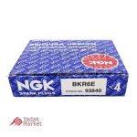 جعبه شمع موتور تک پلاتین انژکتوری NGK کد BKR6E-BLUE 93840 بسته 4 عددی مناسب برای مزدا 323