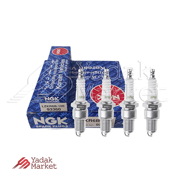 euro-4-engine-spark-plug-ngk-code-93360-lzkr6b-10e-pack-of-4-suitable-for-sahand شمع موتور یورو 4 NGK کد 93360 LZKR6B-10E بسته 4 عددی مناسب برای سهند