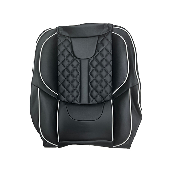 full-leather-seat-cover-pilot-model-black-with-white-lining-suitable-for-pride-132 روکش صندلی تمام چرم مدل خلبانی مشکی بانوار سفید مناسب برای پراید 132