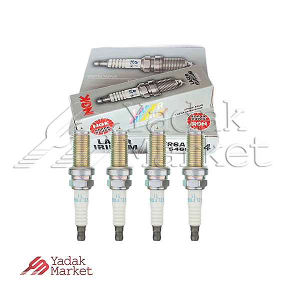 ngk-laser-iridium-long-base-spark-plug-code-silfr6a-11-5468-pack-of-4-suitable-for-kia-cerato شمع موتور سوزنی ایریدیوم لیزری پایه بلند NGK کد SILFR6A-11 5468 بسته 4 عددی مناسب برای کیا سراتو