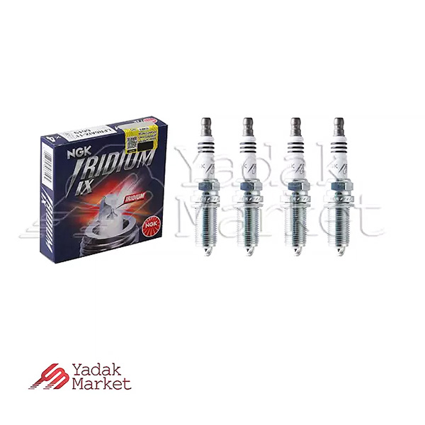 ngk-long-base-iridium-spark-plug-code-lfr6aix-11-6619-pack-of-4-suitable-for-suzuki-grand-vitara-2400cc شمع موتور سوزنی ایریدیوم پایه بلند NGK کد LFR6AIX-11 6619 بسته 4 عددی مناسب برای سوزوکی گرند ویتارا 2400cc