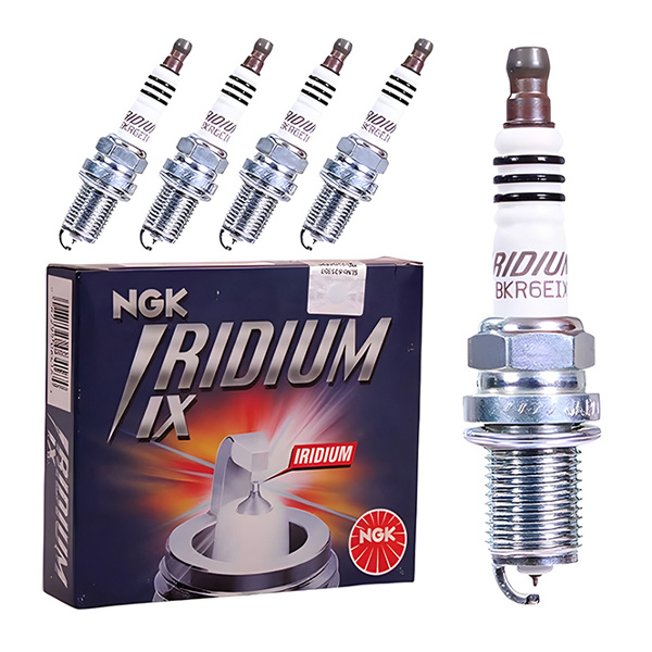 ngk-short-base-spark-plug-code-6418-bkr6eix-pack-of-4-suitable-for-dena شمع سوزنی پایه کوتاه NGK کد 6418 BKR6EIX بسته 4 عددی مناسب برای دنا