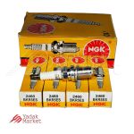 شمع موتور انژکتوری پایه کوتاه گرم NGK کد BKR5ES 2460 بسته 4 عددی مناسب برای کیا ریو