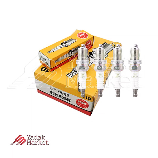 ngk-single-platinum-injection-engine-spark-plug-code-bkr6e-6962-pack-of-4-suitable-for-brilliance-h230 شمع موتور تک پلاتین انژکتوری NGK کد BKR6E 6962 بسته 4 عددی مناسب برای برلیانس H230