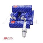 شمع موتور تک پلاتین انژکتوری NGK کد BKR6E-BLUE 93840 بسته 4 عددی مناسب برای پراید 111
