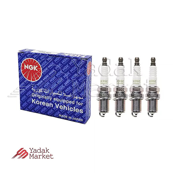 ngk-single-platinum-injection-engine-spark-plug-code-bkr6e-blue-93840-pack-of-4-suitable-for-sandero-stepway شمع موتور تک پلاتین انژکتوری NGK کد BKR6E-BLUE 93840 بسته 4 عددی مناسب برای ساندرو استپ وی