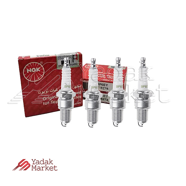 ngk-spark-plug-code-bp6ey-6278-pack-of-6-suitable-for-benz-classic-230-carburetor شمع موتور NGK کد BP6EY 6278 بسته 6 عددی مناسب برای بنز کلاسیک کاربراتوری 230