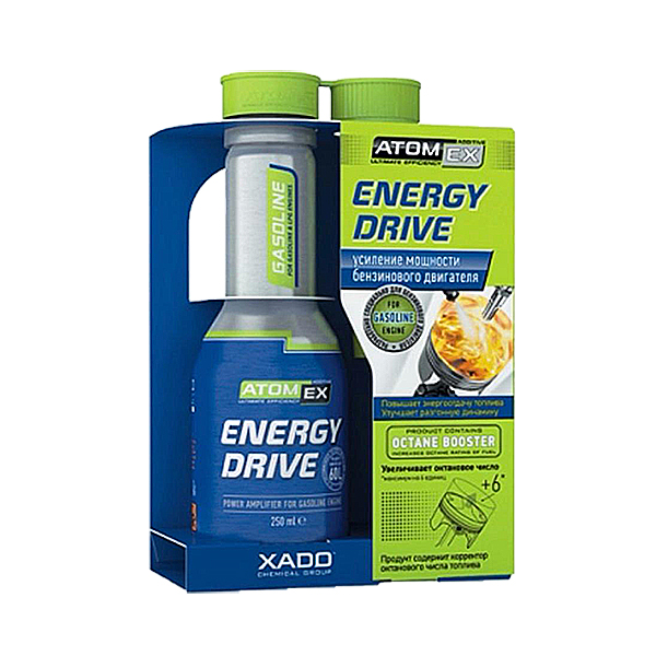 xado-octane-booster-gasoline-supplement-atomex-energy-drive-original-model-250-ml مکمل بنزین اکتان بوستر زادو XADO مدل AtomEx Energy Drive اصلی حجم 250 میلیلیتر