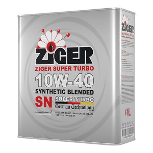 روغن موتور 10W-40 SN زیگر حجم 4 لیتری