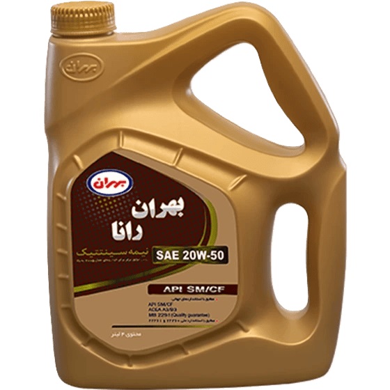 2223 روغن موتور 20W50 SM نیمه سنتتیک بهران رانا 4 لیتری - Image 1